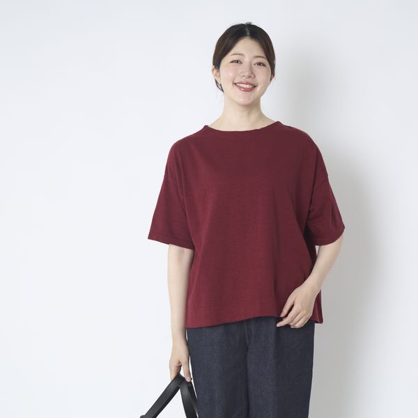DAYS/5分袖ボートネックプルオーバー -大人女性の審美眼をクリアする5